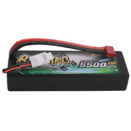 Gens Ace Lipo Hard Case Bashing 2S 5500mAh 50C Deans